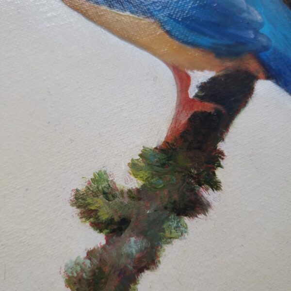 Kingfisher painting details