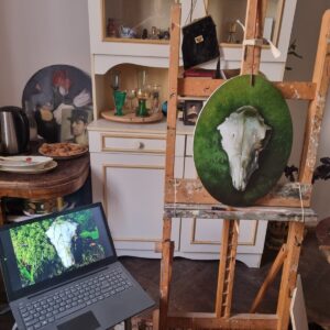Painting in progress