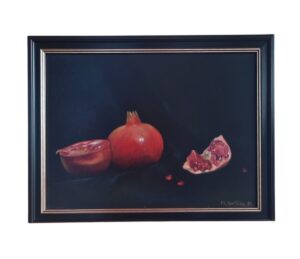 Still life with pomegranates painting