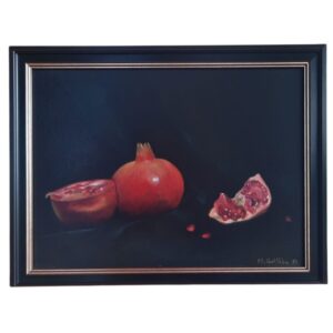 Still life with pomegranates painting