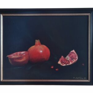 Still life with pomegranates painting